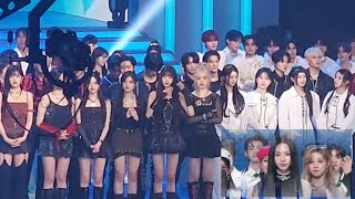 Idol reaction AESPA ITZY NMIXX speech MBC Gayo Daejejeon 2023 ending stage [upl. by Maria177]