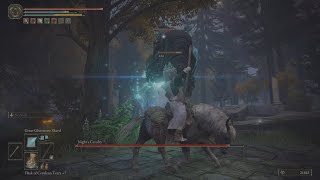 Elden Ring  Nights Cavalry boss fight Bellum Highway PS5 [upl. by Lathe427]