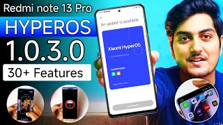 30 Features HyperOs 1030 Android 14 Update For Redmi note 13 Pro 5G  Ai Is Here 🔥🔥 [upl. by Ettennat]