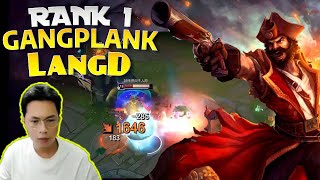 🔴 LangD Gangplank vs Tryndamere  LangD Rank 1 Gangplank Guide [upl. by Noonberg189]