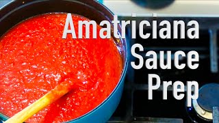 Amatriciana Sauce Prep [upl. by Okime712]