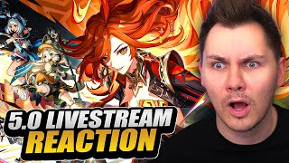 THE BEST UPDATE IN GENSHIN IMPACT HISTORY  50 LIVESTREAM REACTION [upl. by Ohs518]