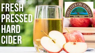 Hard Cider from Fresh Pressed Apples  Smeltzers Orchard  Ferment Filter Keg Bottle [upl. by Ainot]