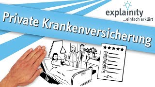 Private Krankenversicherung einfach erklärt explainity® Erklärvideo [upl. by Louise]