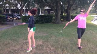 UCF Majorette Day 2014 Routine  Part 2 [upl. by Hester]