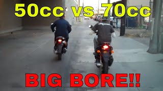 49cc to 70cc performance big bore kit for 2stroke scooters [upl. by Onez]