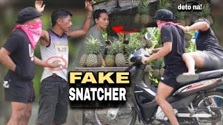 FAKE SNATCHER quotPUBLIC PRANKquot  Sasakay lang pala [upl. by Atinele]