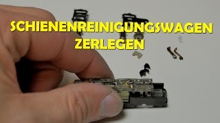 Schienenreinigungswagen 8802 Reparieren oder ReinigenEngsub  Märklin Spur Z miniclub [upl. by Adnorahs]