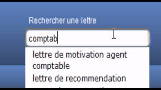 lettre de motivation pour un comptable [upl. by Hilten]