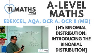 ALevel Maths N115 Binomial Distribution Introducing the Binomial Distribution [upl. by Jeffry]