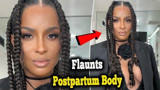 Ciara Flaunts Postpartum Body In LowCut Gown For First Night Out Since Giving Birth [upl. by Silvia]