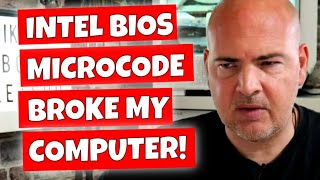 NEW Intel Microcode BIOS FIX BROKE My Computer Also Lets Talk About AMD Ryzen 9000 [upl. by Ripleigh]