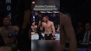 Kejadian Terheboh Sepanjang Sejarah UFC mma ufc khabibnurmagomedov conormcgregor islammakhachev [upl. by Mariken]