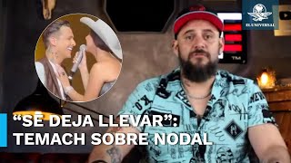 El Temach opina sobre la polémica relación de Christian Nodal y Ángela Aguilar [upl. by Vipul196]