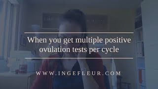 When you get multiple positive ovulation tests per cycle  Do you ovulate more than once [upl. by Laurena]