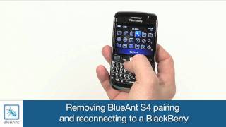 Removing S4 pairing and resetting BlackBerry [upl. by Welcher]