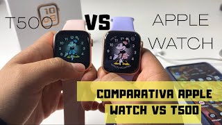 Comparativa del Apple Watch vs modelo T500 y cómo vincularlo [upl. by Lawan]