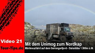 Nr 21  Norwegen gigantisch  GeirangerFjord  Dalsnibba 1500 m üM  UnimogRoadtrip zum Nordkap [upl. by Cohleen865]