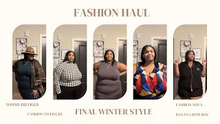 FINAL EVERYDAY CHILL FALLWINTER LOOKBOOKHaul 🤎🍂❄️FASHION NOVA FASHION TO FIGURE TOMMY HILFIGER [upl. by Teodoor]