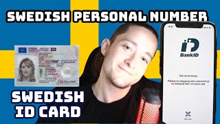 Swedish Personal number amp how to get  swedish ID card Bank ID sweden personal number [upl. by Naitsirc151]