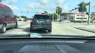 Driving on sw 76 st in Sunset Florida to sw 117 ave in Westwood Lakes Florida neighborhoods [upl. by Einiar502]