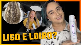 ALISAMENTO SEM FORMOL PARA CABELOS LOIROS  MIO CAPELLI [upl. by Yelir701]