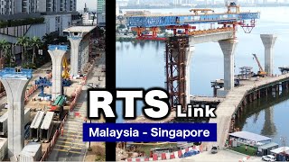 Fast Progress RTS Link Project Malaysia  Singapore  November 2023 [upl. by Netsrijk]