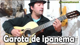 Como tocar Bossa Nova  Garota de ipanema [upl. by Issie]