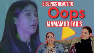 Siblings react to MAMAMOO failing their own songs and its very funny REACTION  FEATURE FRIDAY ✌ [upl. by Eytak]