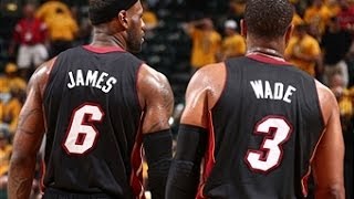 LeBron and DWade Torch the Pacers in the 4th Quarter of Game 2 [upl. by Yebot]