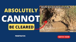 Blocked Drain 209  Absolutely cannot be cleared according to other plumber [upl. by Conlee]