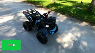 ATV Quad Bike 125cc  POV Test drive 129 [upl. by Lenor]