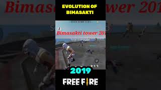 Evolution of bimasakti tower in free fire 03 [upl. by Kirre]