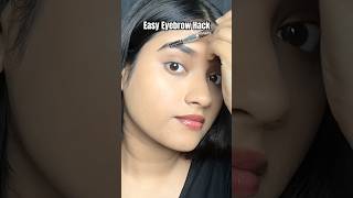 Try this eyebrow hack 🔥 eyebrows makeuphacks trends eyebrowtutorial [upl. by Ebba]