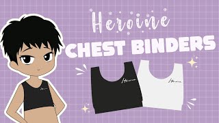 I wore Asias best selling chest binders  Heroine Binders [upl. by Sausa379]