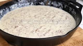 SAUSAGE GRAVY RECIPE  QUICK amp EASY RECIPE [upl. by Joachim]