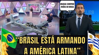 Tv Uruguai Fala Do Brasil E Da Venda De 100 Milhões Em Aviões Para O Uruguai [upl. by Franciska694]