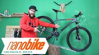 Cube Analog 29 MTB 2018  Review [upl. by Anielram820]