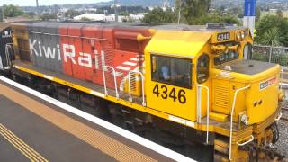 KiwiRail Locomotive DC 4346  Avondale Station [upl. by Aigil]