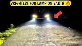 FINALLY MY BALENO GOT BRIGHTEST PROJECTOR FOG LAMPS 8000K FIRST TIME ON YOUTUBE 🔥 IPH FOG LAMPS 🔥 [upl. by Hameerak819]