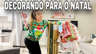 DECORANDO O APARTAMENTO PARA O NATAL E MEU IPHONE 15 CHEGOU 🥳🎄 [upl. by Ained979]