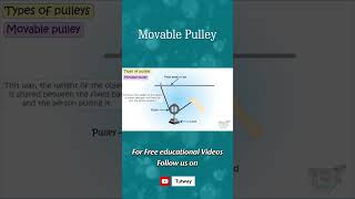 Pulley  Types of Pulley  Movable Pulley  Types Examples Features  Science shorts [upl. by Lugar]