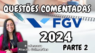 Questões FGV 2024 Português  PARTE 2  Concurso MACAÉRJ [upl. by Penrod300]