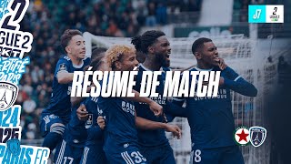 J7  Red Star FC vs Paris FC 13  le résumé vidéo [upl. by Lyrradal]