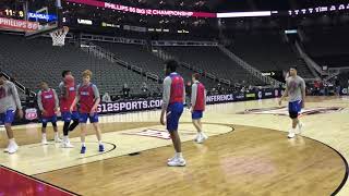 KU basketball practicing before the Big 12 tournament [upl. by Ha545]