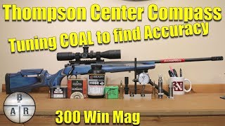 Thompson Center Compass  300 Win Mag  Adjusting bullet depth to increase accuracy [upl. by Gilliam]