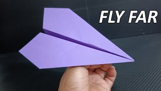 How To Make EASY Paper Airplanes that FLY FAR [upl. by Nalrah]