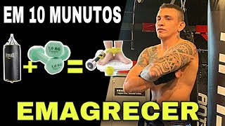 FAÇA ISSO PARA EMAGRECER  Aula de boxe para emagrecer em 10 MINUTOSFT51 [upl. by Nnyltiak]