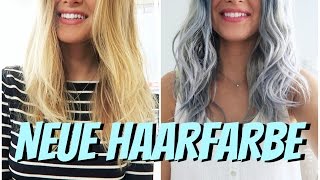 ICH HABE BLAUGRAUE HAARE 😱 [upl. by Raama]