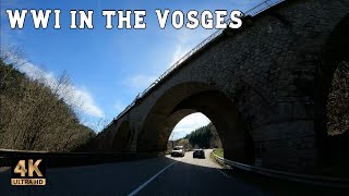 A drive in the Vosges Mountains from Rosheim to some WWI bunkers near Senones [upl. by Tate199]